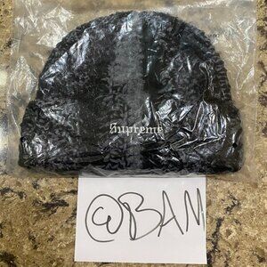 Supreme - Sup Tinsel Stripe Beanie 'Black' - FW25BN68 BLACK